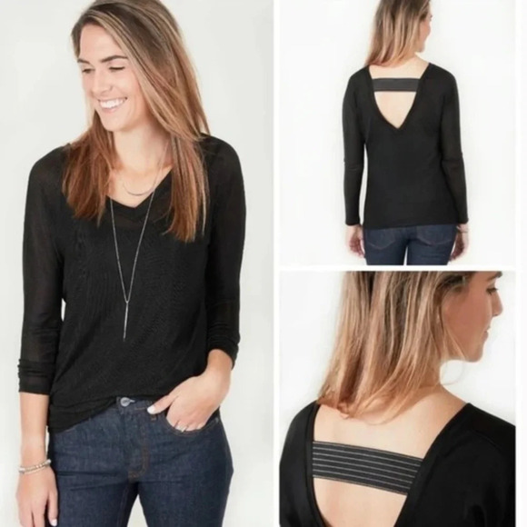 NWT Stella & Dot Top size 1X T Sheer Renegade Top - Picture 8 of 8